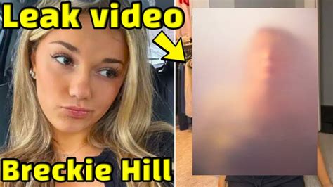 breckie hill tape leak|Breckie Hill claims her ex